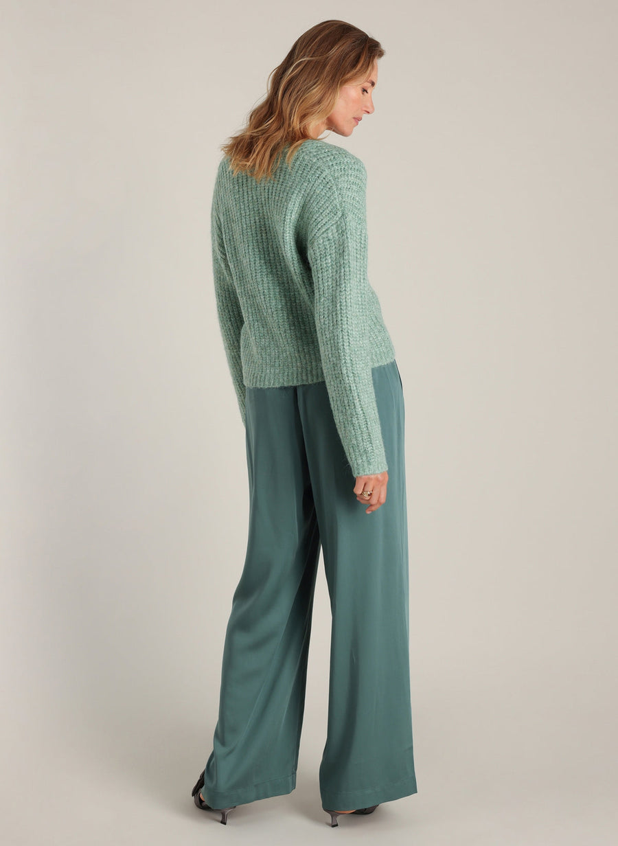 Delya Cardigan - Mint/Melange