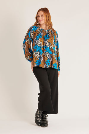 Tie Back Neck Detail Blouse