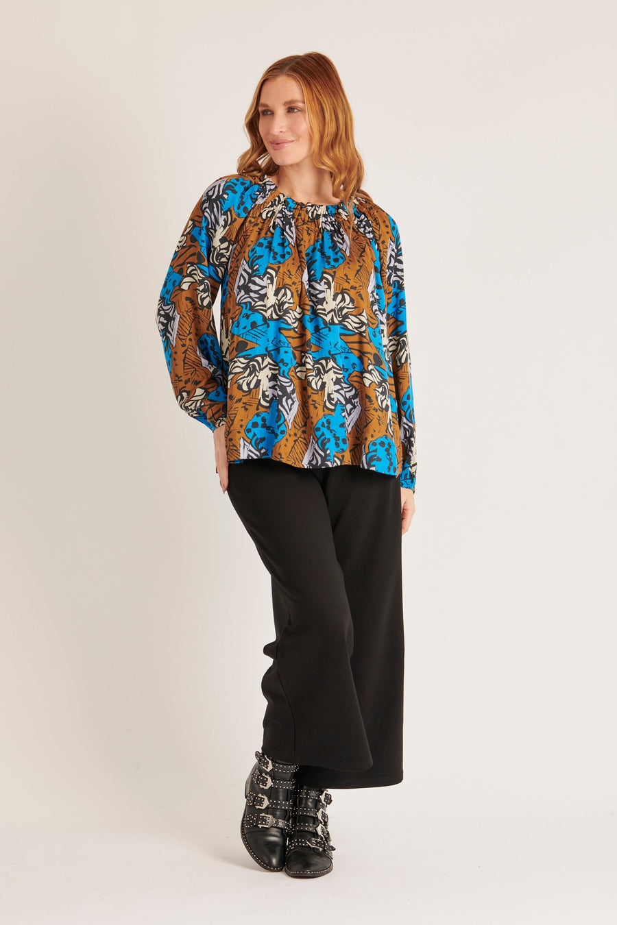 Tie Back Neck Detail Blouse