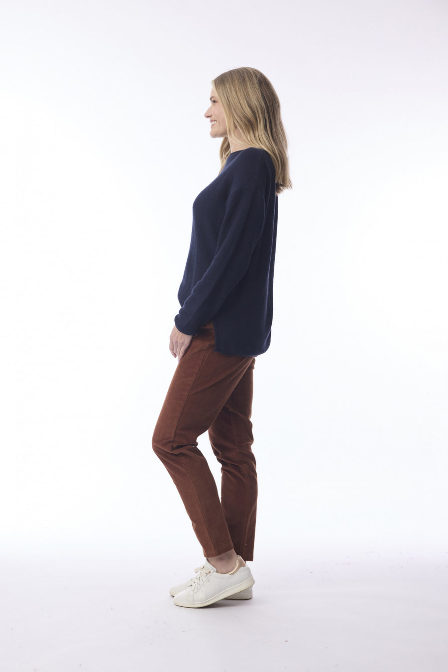 Cord Solid Jeggings - Tan
