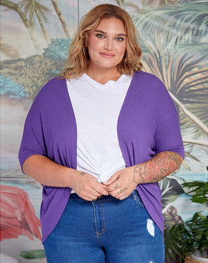 Mini Shrug - Purple