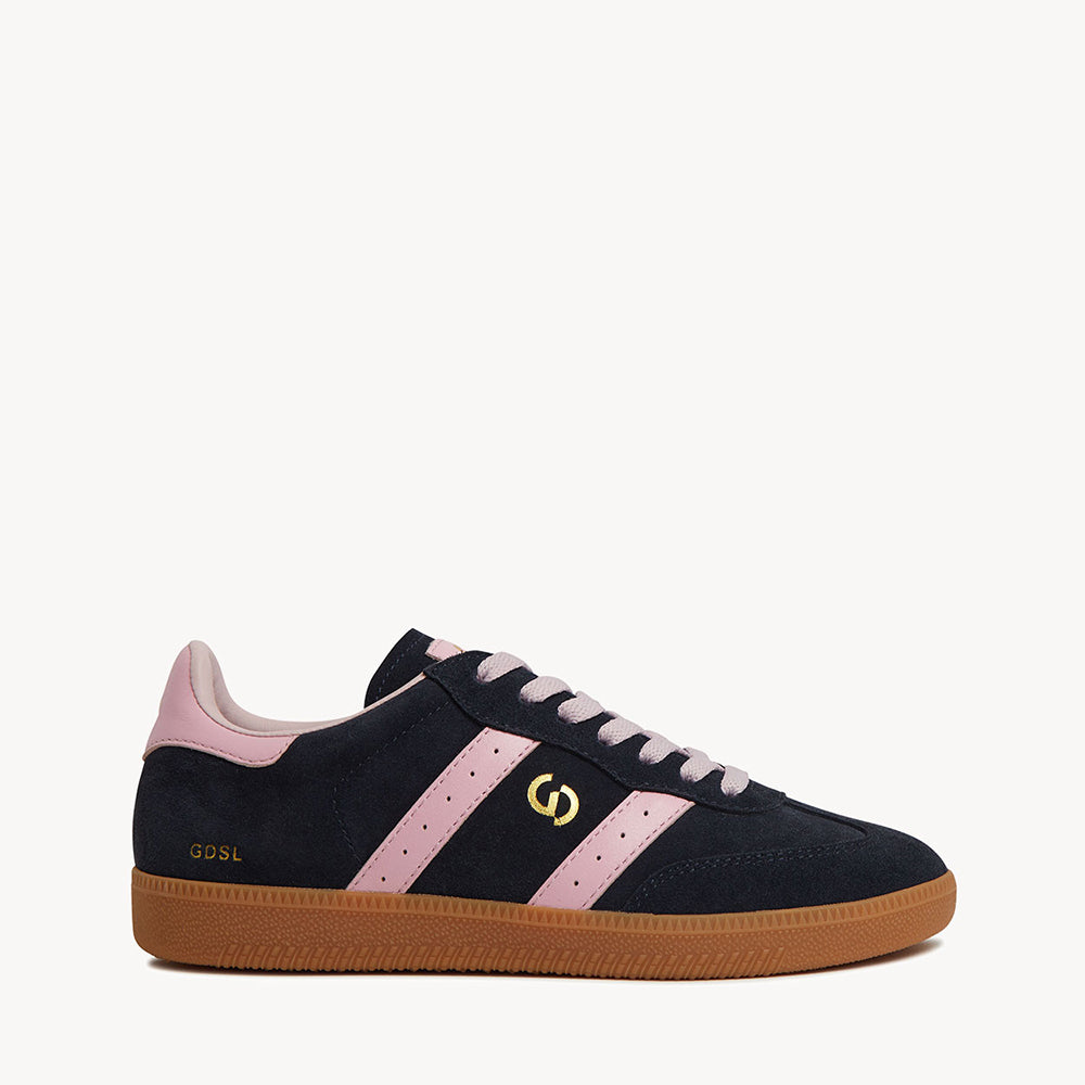 Parallel Sneakers - Navy Suede/Pink