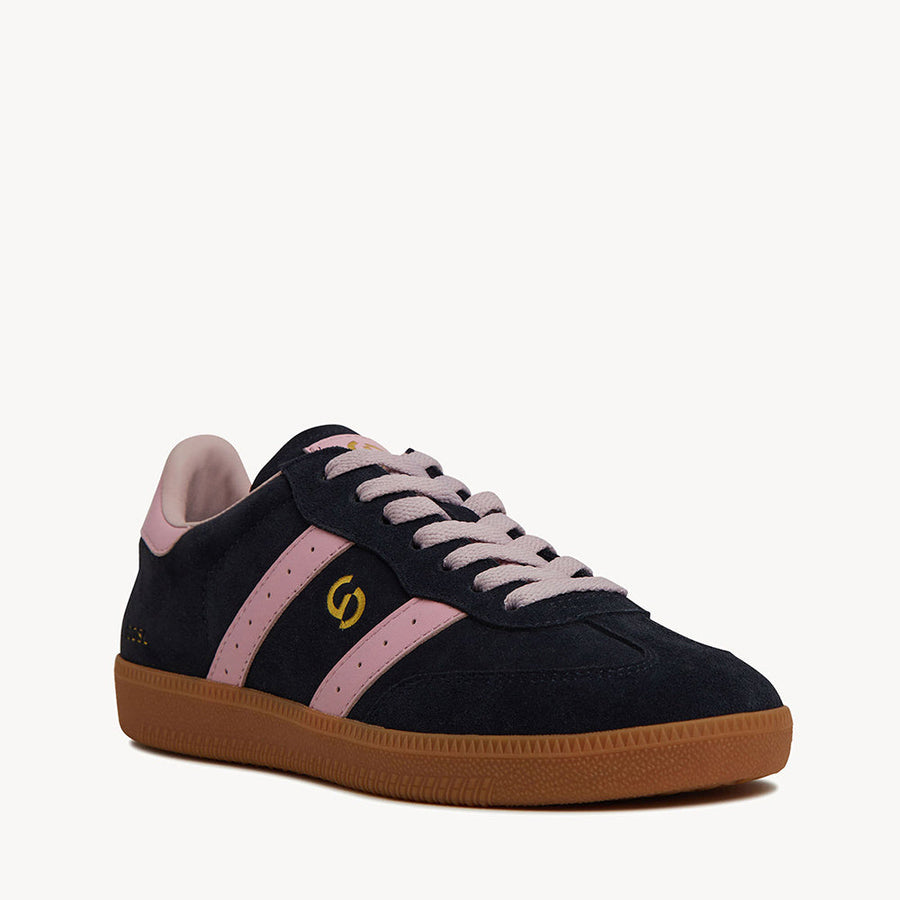 Parallel Sneakers - Navy Suede/Pink