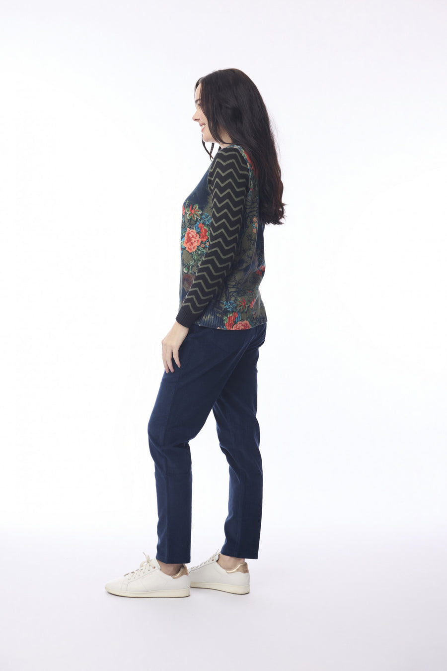 Keqioa Knit V Neck Jumper