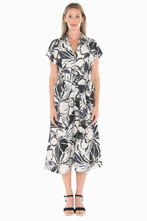 Mono Bloom Dress
