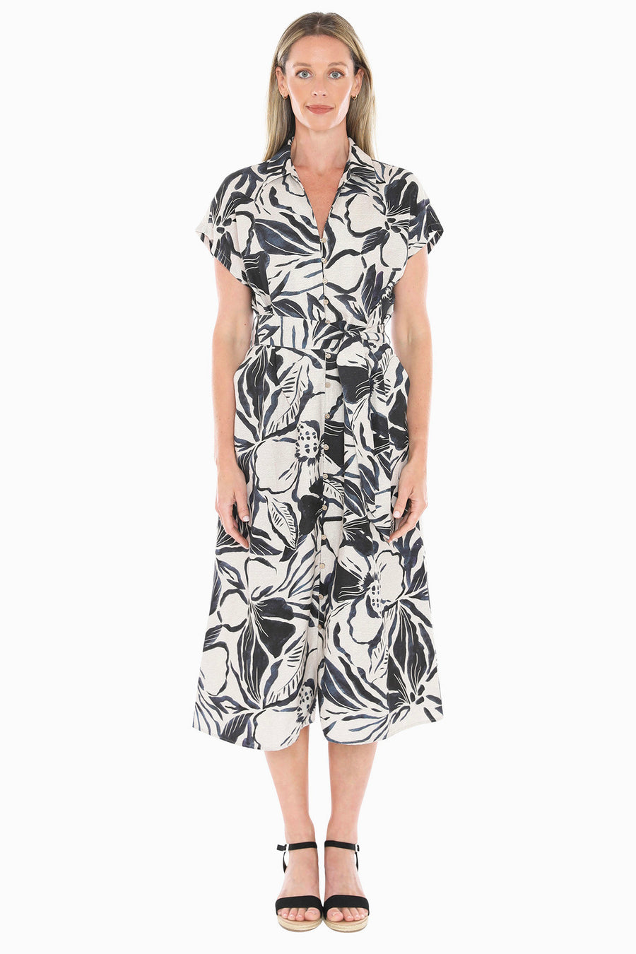 Mono Bloom Dress