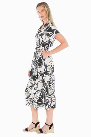 Mono Bloom Dress