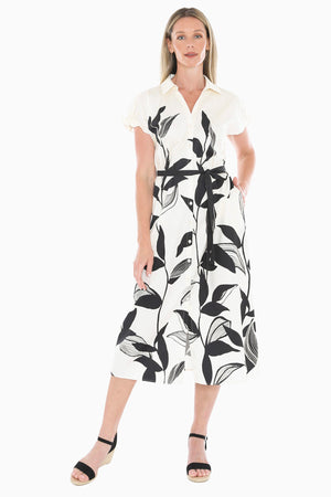Vine Print Dress