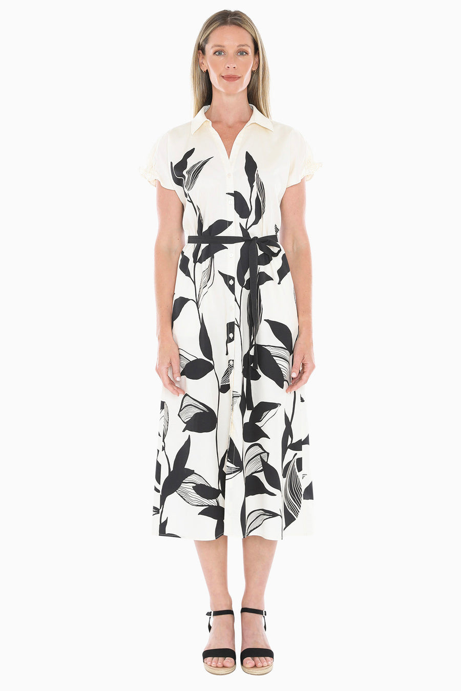 Vine Print Dress