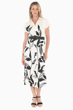 Vine Print Dress