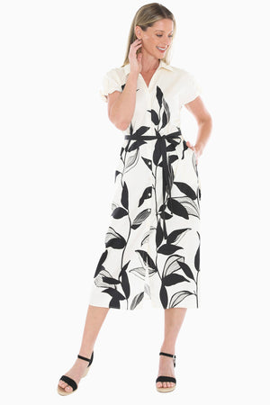 Vine Print Dress