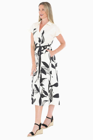 Vine Print Dress