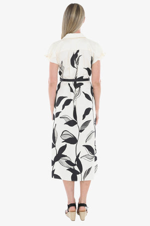 Vine Print Dress