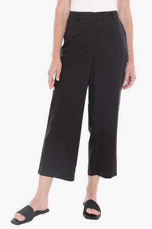Flat Front Pants - Black