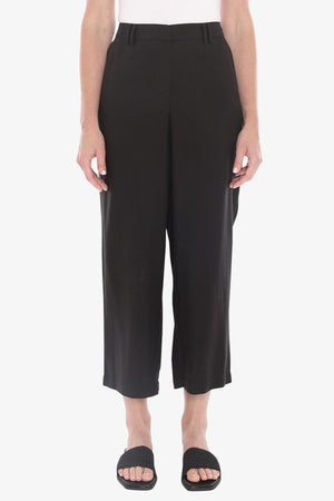 Flat Front Pants - Black