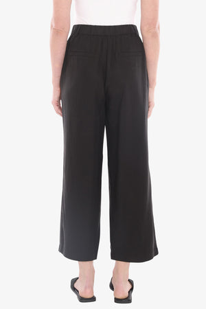 Flat Front Pants - Black