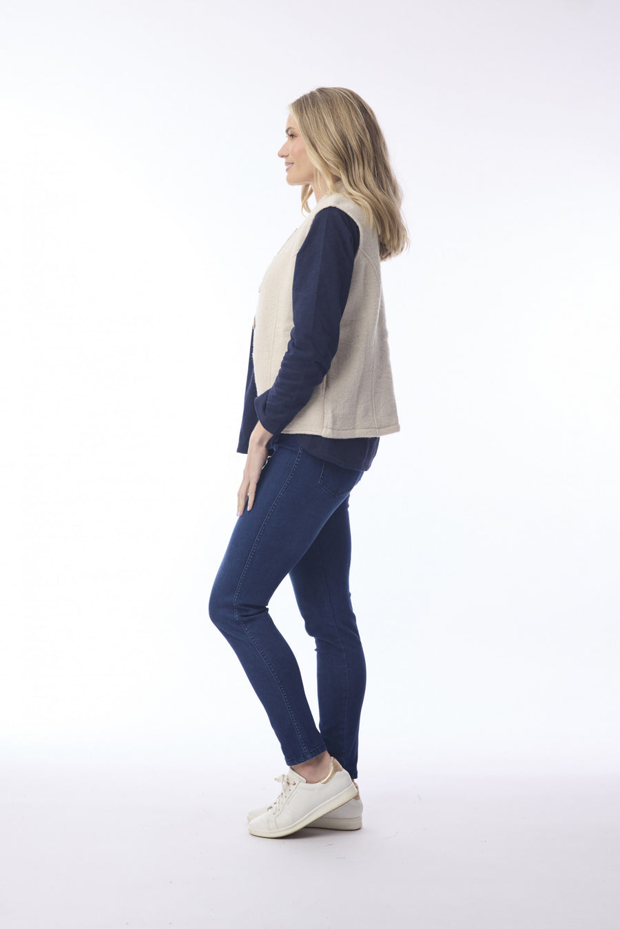 Wool Vest - Natural