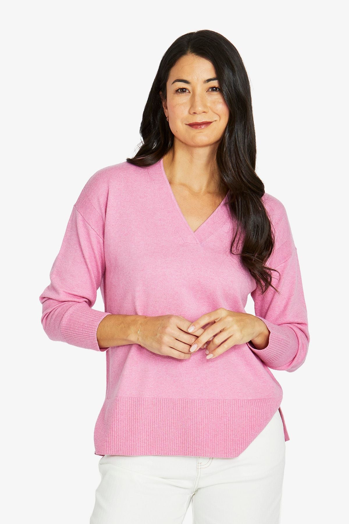 V Neck Pullover - Rose Marle