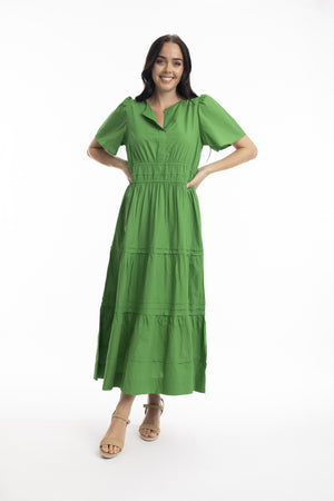Essentials Poplin Maxi Dress - Parakeet