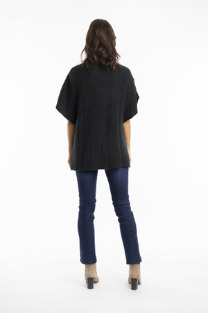 Alpaca Blend Knit Jumper - Black