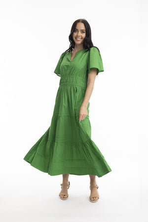 Essentials Poplin Maxi Dress - Parakeet