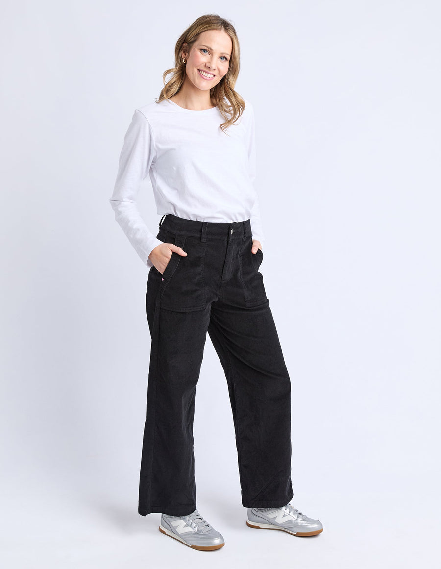 Cassie Cord Pant - Black