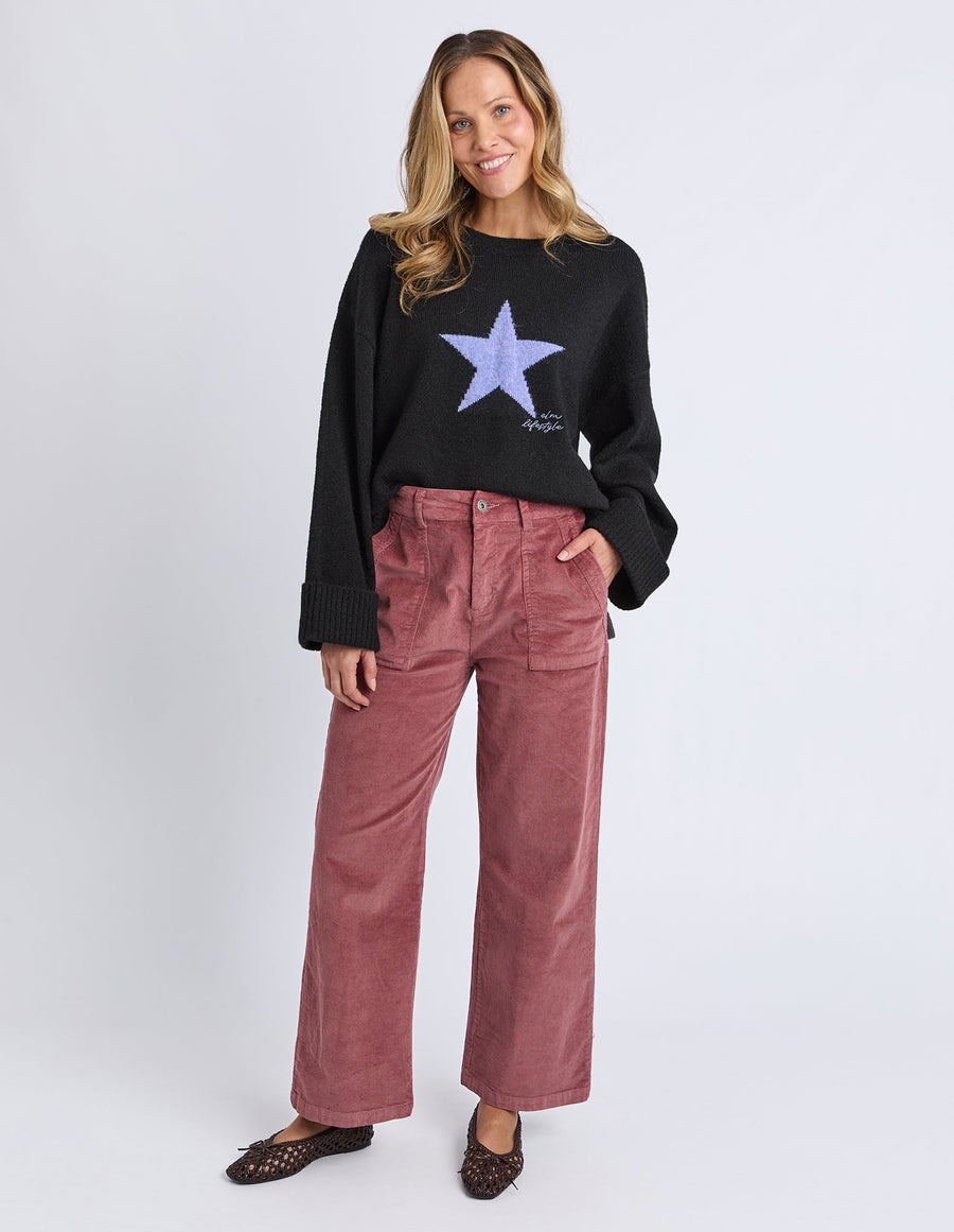 Cassie Cord Pant - Dusty Pink