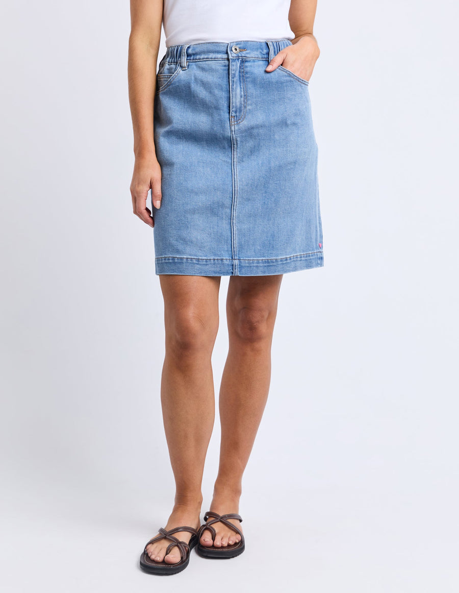 Birdie Denim Skirt