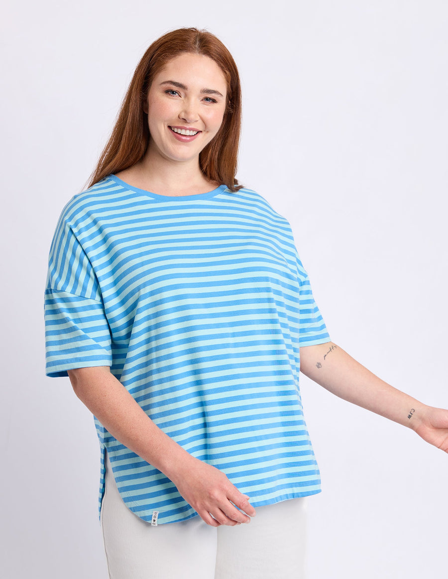 Lauren S/S Tee - Tonic Blue/Azure