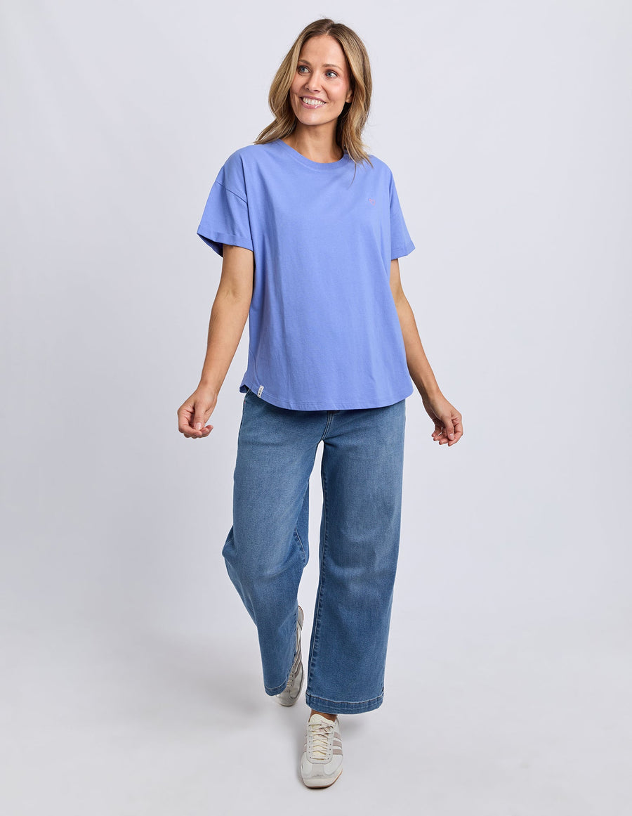 Halli Short Sleeve Tee - Cornflower