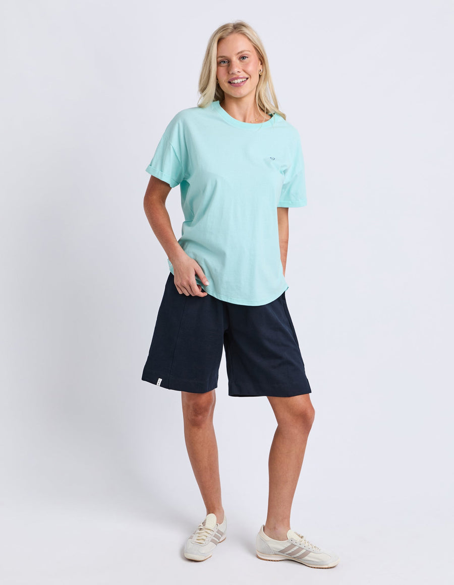 Halli Short Sleeve Tee - Tonic Blue