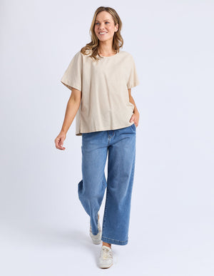 Curtis Woven Tee - Oat