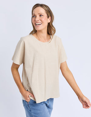 Curtis Woven Tee - Oat