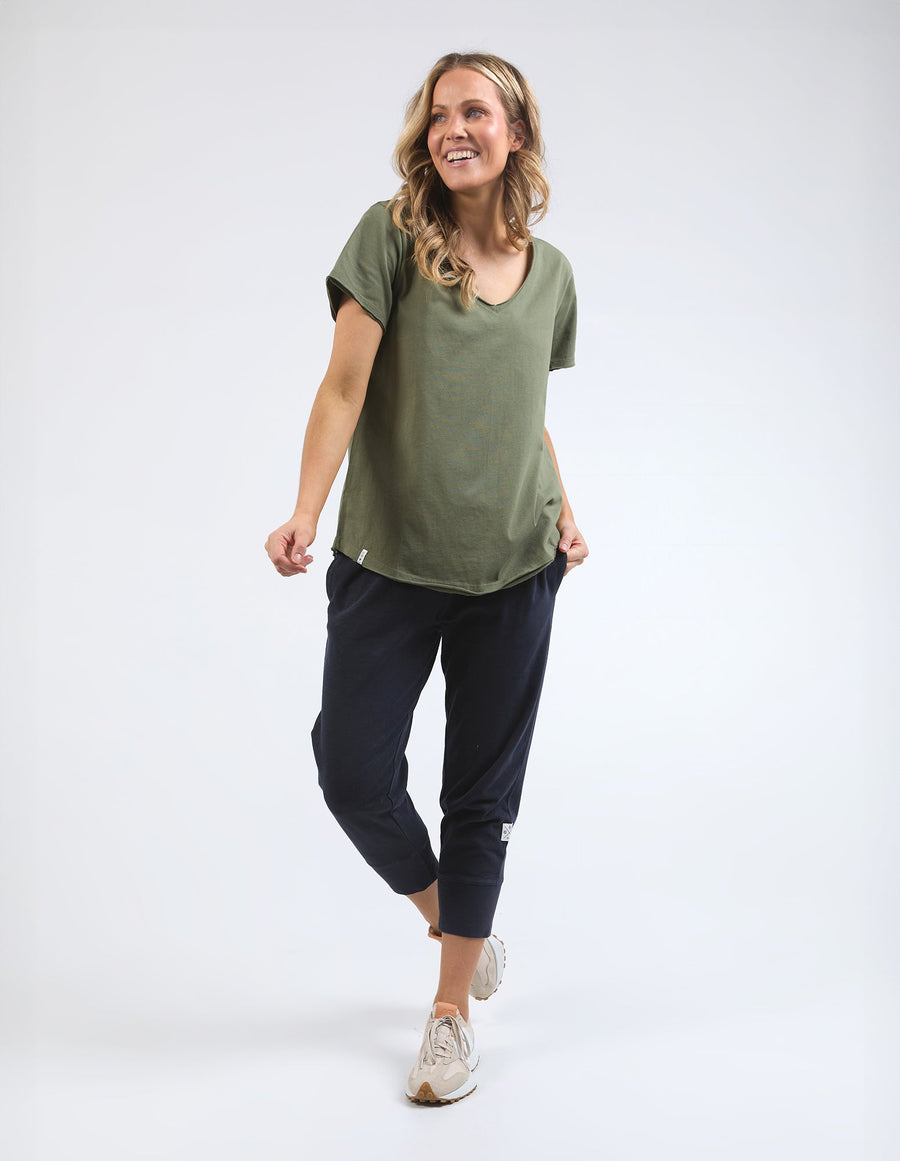 Pima Vee Tee - Khaki