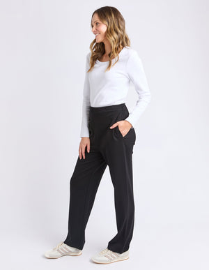 Lana Ponte Pants - Black
