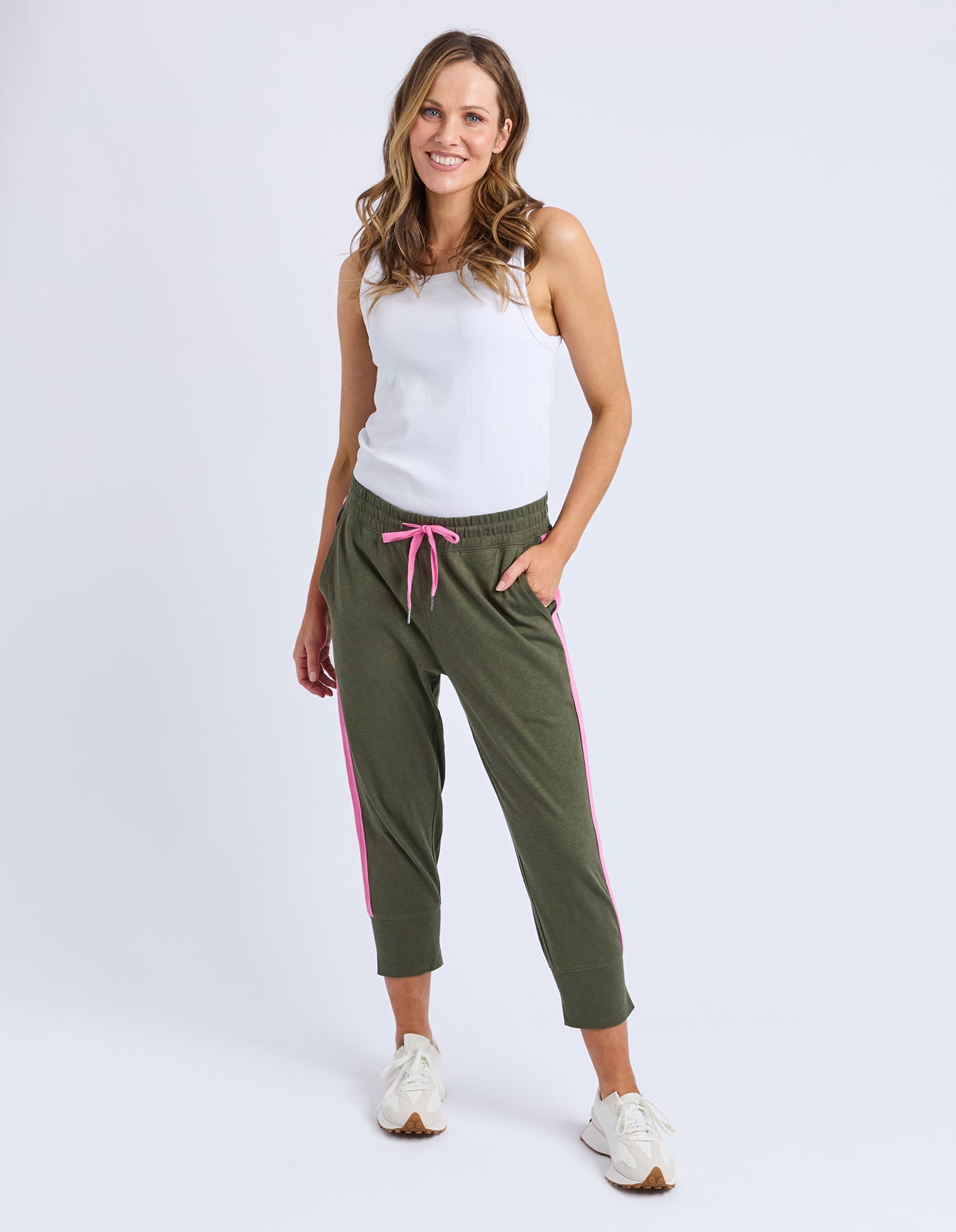 Brunch Pants - Side Tape Clover