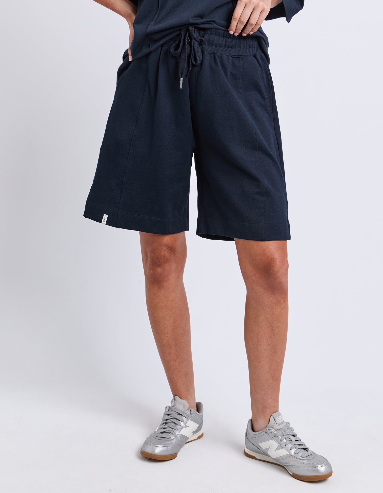 Summer Fleece Short - Navy