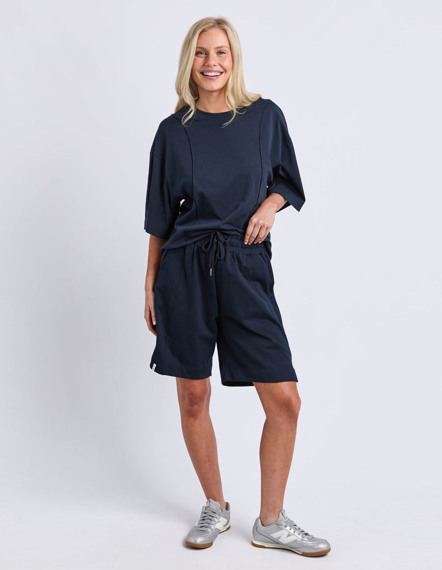 Summer Fleece Short - Navy