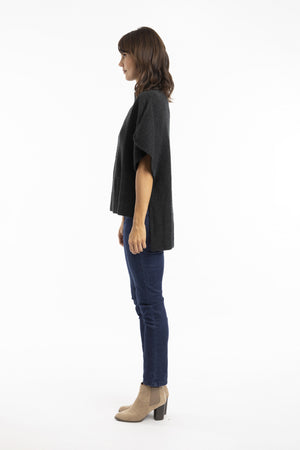 Alpaca Blend Knit Jumper - Black
