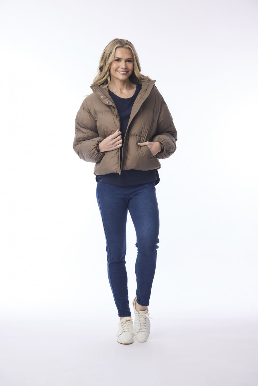 Puffer Jacket - Mud