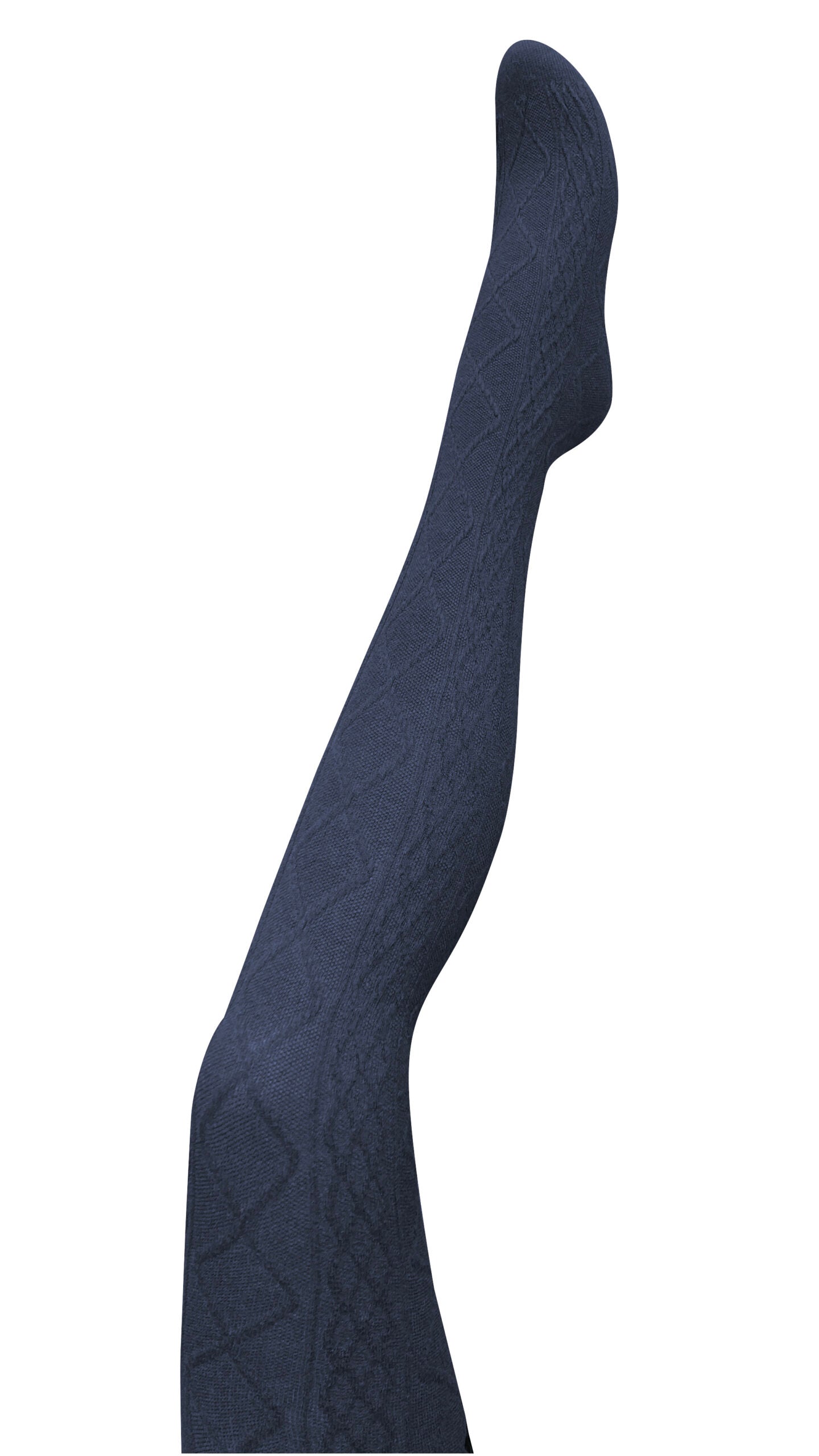Aran Cashmere Blend Tights – Navy