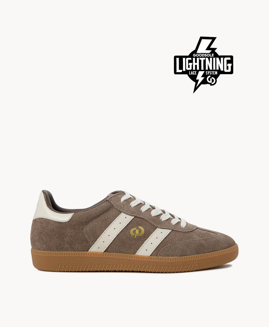 Parallel Sneakers - Walnut Brown Suede/Ivory