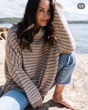 Oversized Striped Jumper