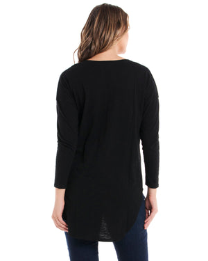 Jessie Long Sleeve Tee - Black