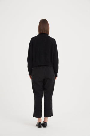 Jacquard Knit - Black