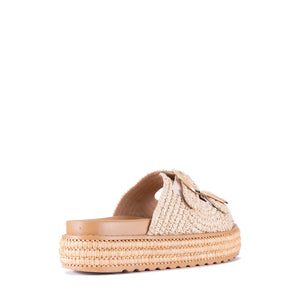 Ferrito Platform Sandals - Natural