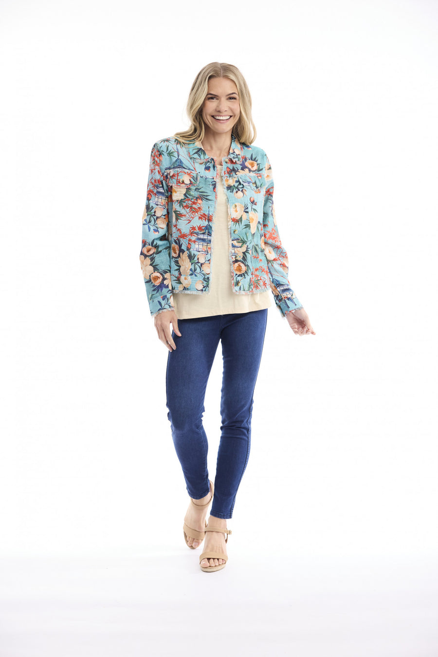 Essentials Cotton Fringe Jacket - Gordes