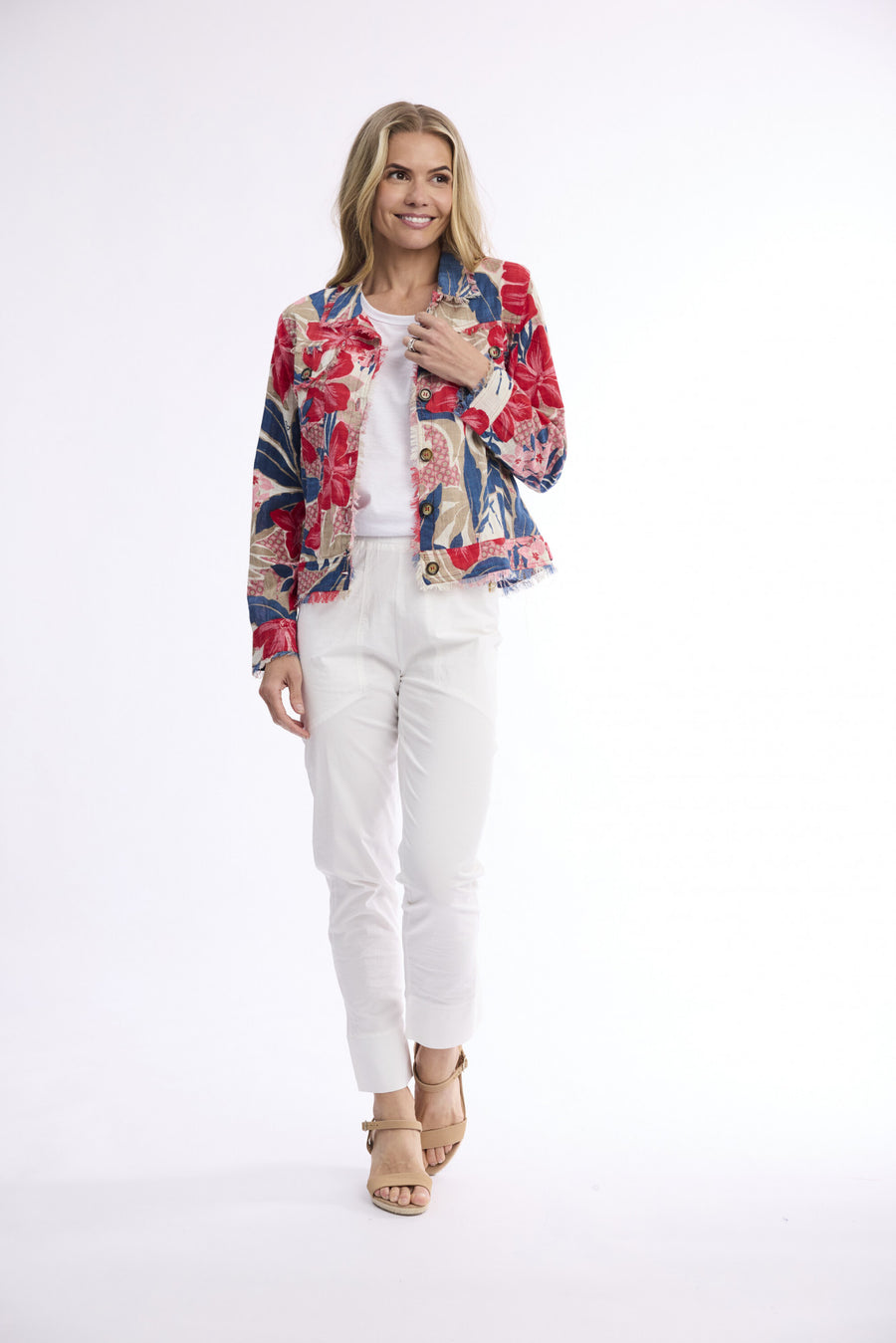 Essentials Cotton Fringe Jacket - Cavailon