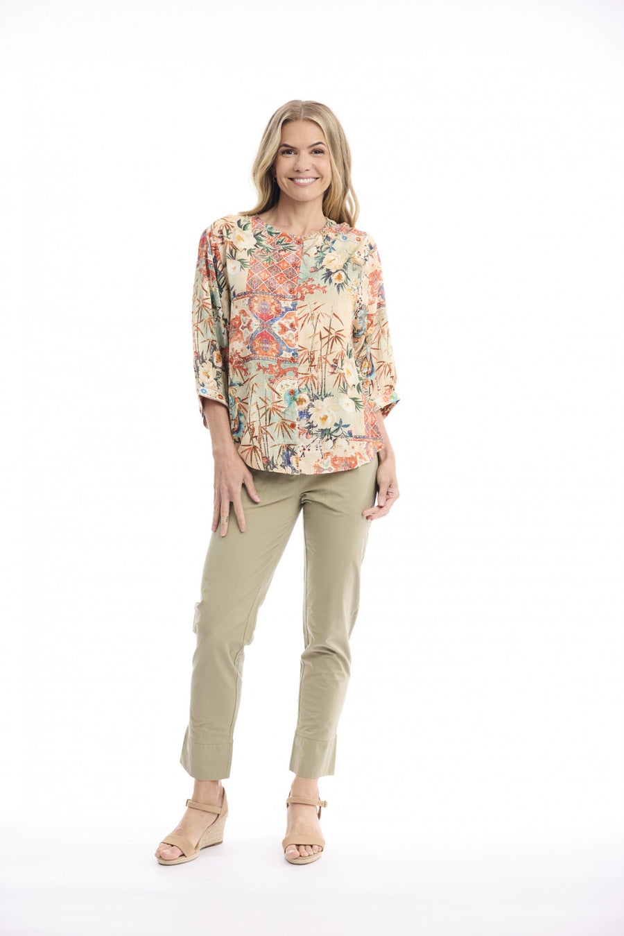 Gordes Round Neck Top