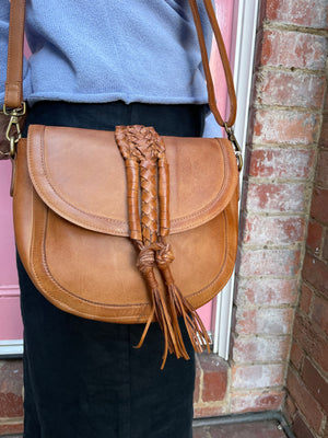 Abash Leather Bag - Tan